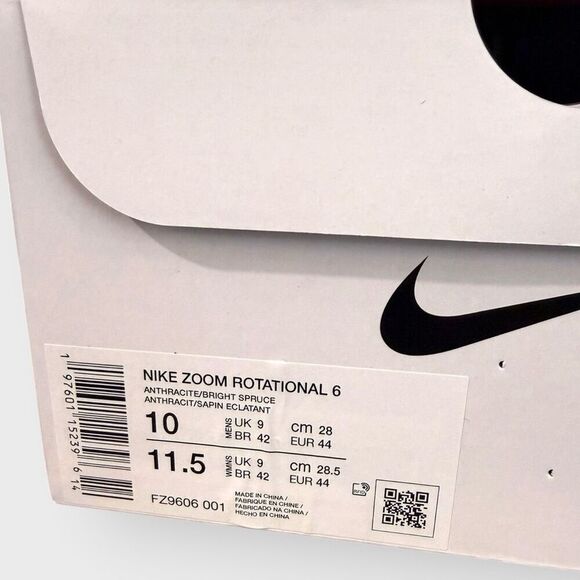 Nike Zoom Rotational 6 Track Black Throwing Shoes Mens size 10 FZ9606-001 New main image 5